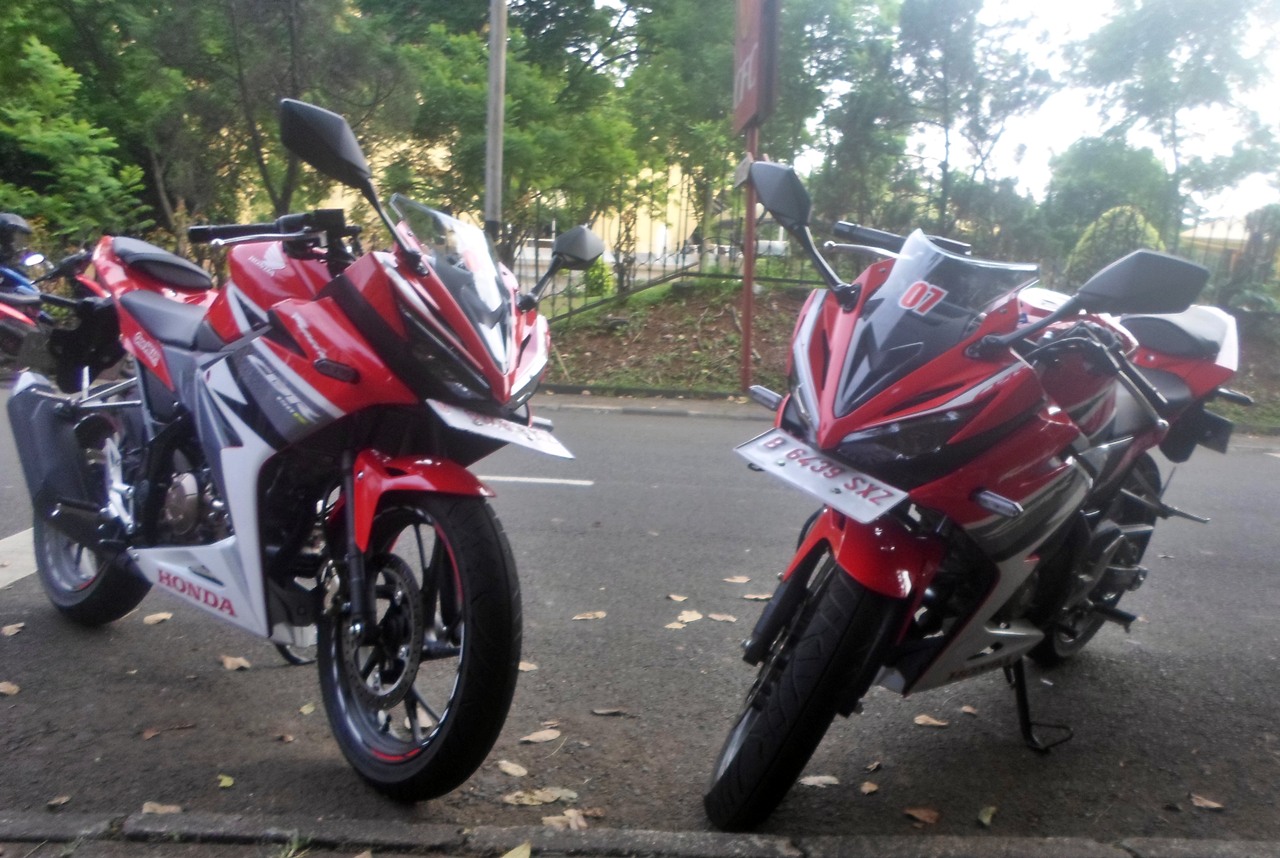 All New Honda CBR150R Facelift 2016 vs CBR Lokal K45A All New Honda CBR150R Facelift 2016