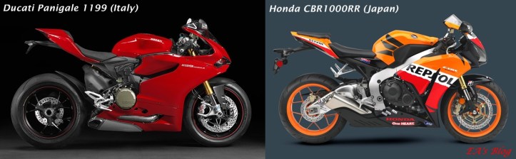 Panigale vs CBR