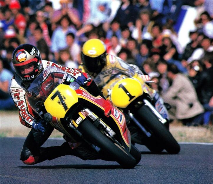 Kenny Roberts vs Barry Sheene