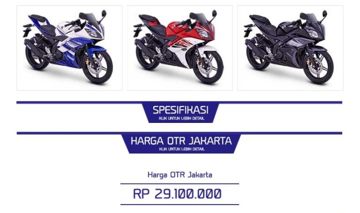 R15 naik Harga