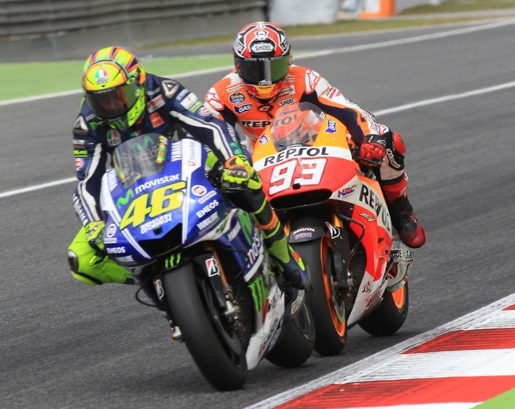 Rossi vs Marquez 2