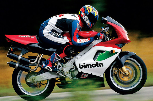 Gasoline Direct Injection Motorcycle Bimota V-Due Ride