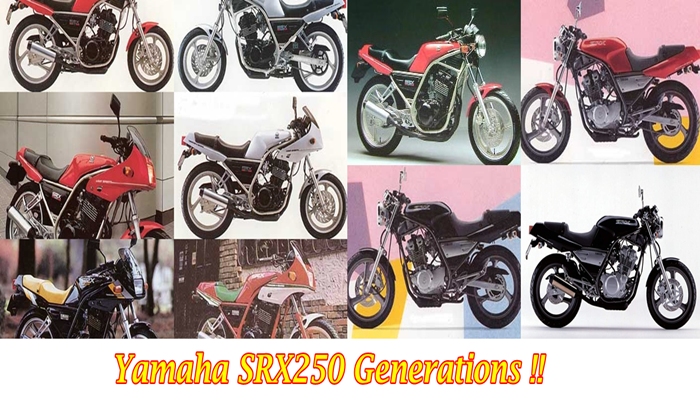 Yamaha SRX250 Generations