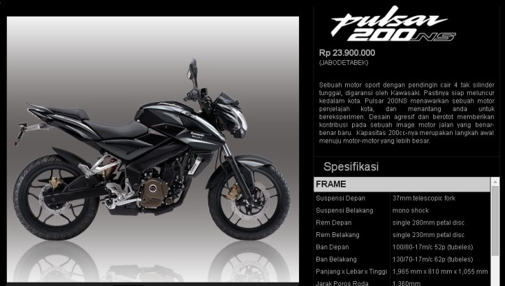 Pulsar 200NS
