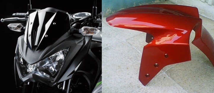 Spakbor Ninja & Headlamp Z250