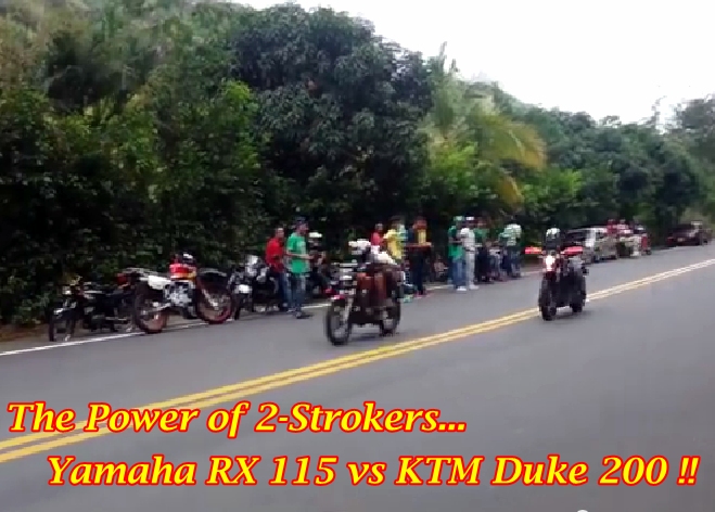 RX 115 vs KTM Duke 200 Main