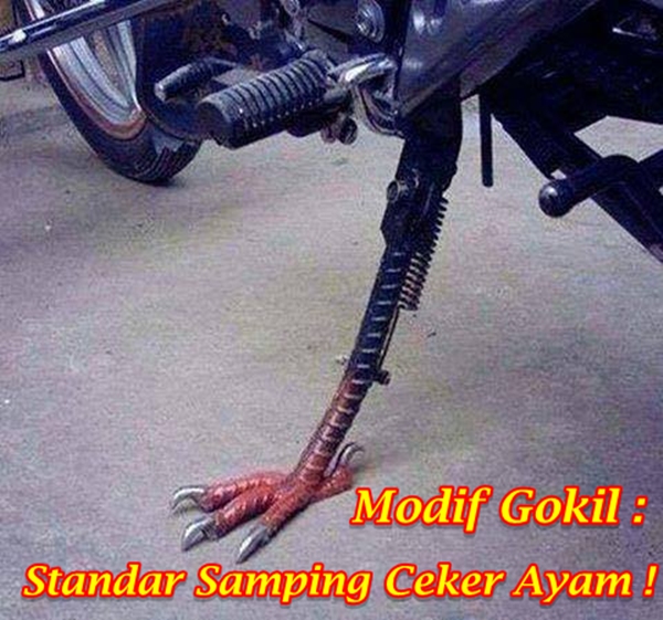 Standar Samping Ceker Ayam Main