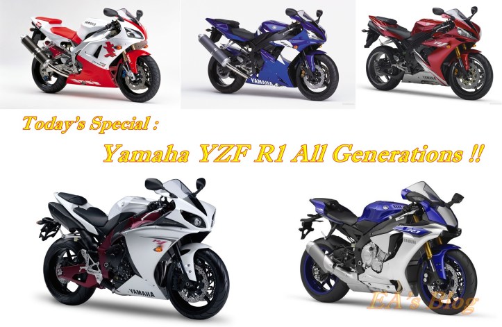 Yamaha YZF R1 Generations