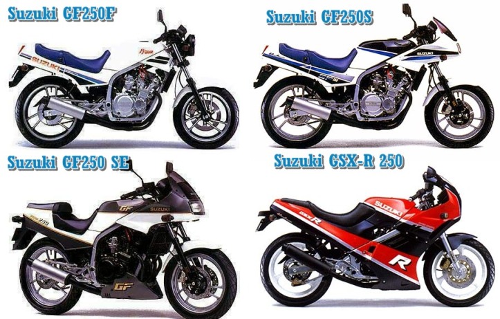Suzuki GF250 Generations