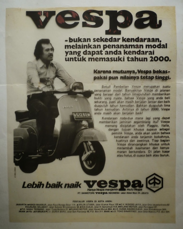 Sejarah Vespa Indonesia