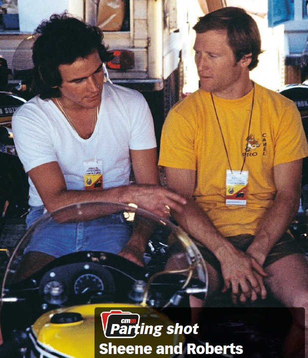 Barry Sheene vs Kenny Roberts