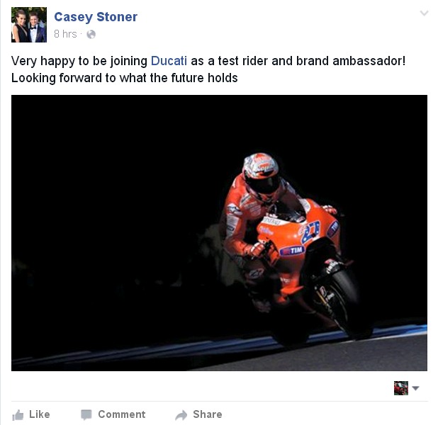Casey Stoner Ducati