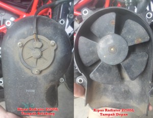 Ganti Kipas Radiator Kawasaki Z250SL - Ninja RR Mono