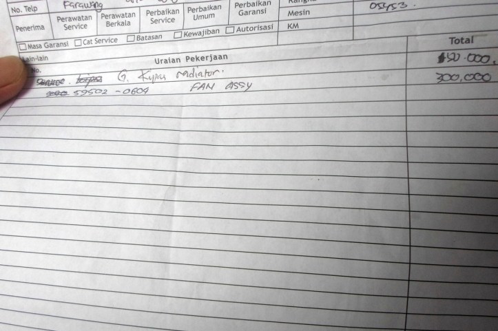 Ganti Kipas Radiator Kawasaki Z250SL - Ninja RR Mono