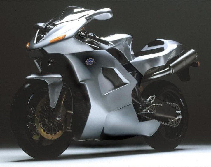 Mondial Piega Concept bermesin Suzuki TL1000S